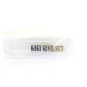 New Fire Mountain Bead Co Jill Wiseman jewelry slide lock Number 5pc Silve Tone